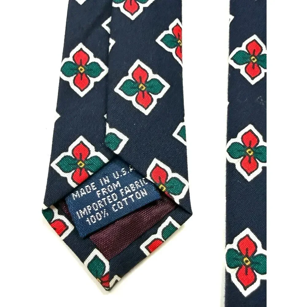 Vintage Gap Floral Cotton Tie